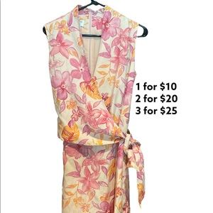 Linen/Silk dress for the office or summer day size 12